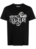 Versace Jeans Couture t-shirt à logo imprimé - Noir