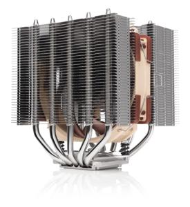 Noctua NH-D12L koelsysteem voor computers Processor Luchtkoeler Aluminium, Beige, Bruin