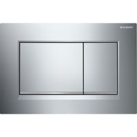 Geberit Sigma 30 bedieningspaneel chroom/mat-chroom/chroom voor Sigma reservoirs 8cm (UP720) en 12cm (UP320)