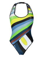 PUCCI maillot de bain à imprimé abstrait - Bleu