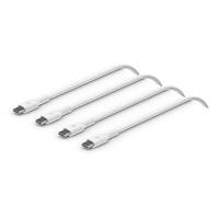 Belkin BoostCharge gevlochten USB-C/USB-C-kabel, snellaadkabel voor iPhone 16, iPhone 15 Plus/Pro/Pro Max, Samsung Galaxy S24, Pixel, iPad, Nintendo Switch, snelladen via USB Type C, 2 m, 2-pack - Wit