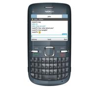 Nokia C3 smartphone (6,1 cm (2,4 inch) display, Bluetooth, 2 megapixel camera, QWERTZ-toetsenbord) grijs