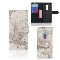 OPPO Reno2 Bookcase Marmer Beige