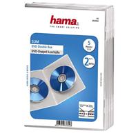 Hama Dubbele DVD Hoes Doorzichtig 5 Stuks