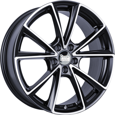 MAM A5 Mat BLACK FRONT POLISH