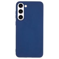 Samsung Galaxy S23 5G Anti-Vingerafdruk Mat TPU Hoesje - Blauw - thumbnail