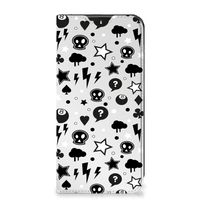 Mobiel BookCase Samsung Galaxy Xcover 6 Pro Silver Punk - thumbnail