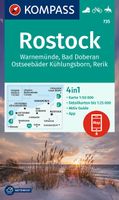 Wandelkaart 735 Rostock | Kompass - thumbnail