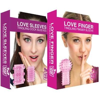 Love In The Pocket AANBIEDING Love Finger Tingling En Love Sleeves - Stimulerende Speeltjes Love In The Pocket AANBIEDING Love Finger Tingling En Love Sleeves - Stimulerende Speeltjes