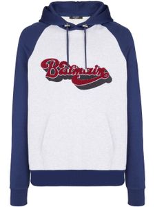 Balmain hoodie Bouclette 70s en coton - Blanc