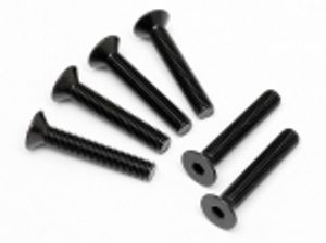 HPI - Flat Head Screw M5x30mm (Hex Socket/6pcs) (94735)