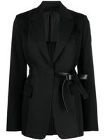 Lanvin blazer à taille ceinturée - Noir