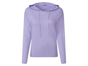 esmara Dames geribbelde pullover (M (40/42), Lila)