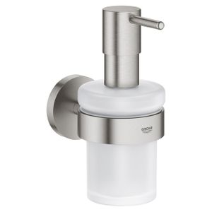 GROHE Essentials zeepdispenser met houder supersteel 40448DC1