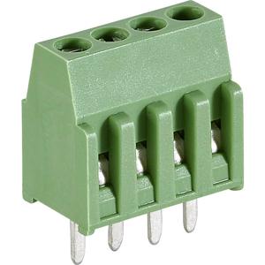 TE Connectivity 282834-6 Klemschroefblok 1.4 mm² Aantal polen 6 Groen 1 stuk(s)