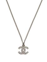 CHANEL Pre-Owned collier à strass (2010) - Argent - thumbnail