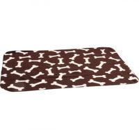 Hondendeken Fleece Botmotief Bruin 150 x 130 cm Flamingo Bruin