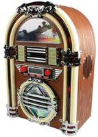 Retro mini jukebox met Bluetooth, FM-radio en CD-speler