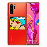 Huawei P30 Pro Silicone Back Cover Popart Oh Yes