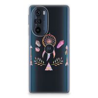 Motorola Edge 30 Pro Telefoonhoesje met Naam Boho Dreamcatcher - thumbnail