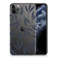 Apple iPhone 11 Pro Max TPU Case Leaves Blue