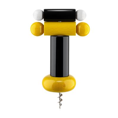 Alessi Kurkentrekker Twergi - ES17 1 - Zwart - door Ettore Sotsass