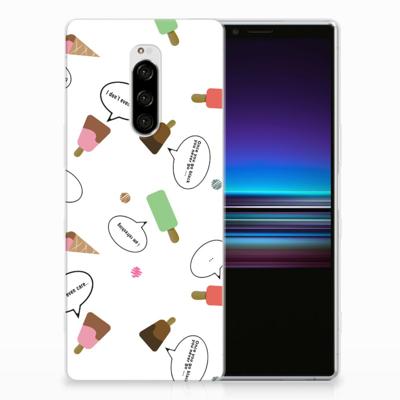 Sony Xperia 1 Siliconen Case IJsjes
