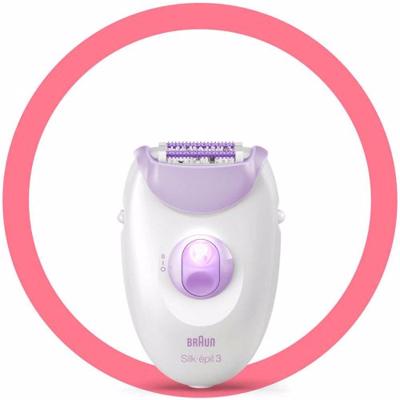 Braun Silk-épil 3 3170 Violet, Wit 20 pincetten Braun Silk-épil 3 3170 Violet, Wit 20 pincetten
