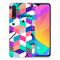 Xiaomi Mi 9 Lite TPU Hoesje Blokken Kleurrijk - thumbnail