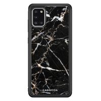 Samsung Galaxy A31 hoesje - Marmer zwart