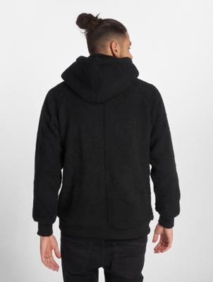 Urban Classics / Hoody Sherpa in zwart