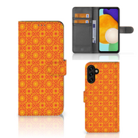 Samsung Galaxy A04s | Samsung Galaxy A13 5G Telefoon Hoesje Batik Oranje