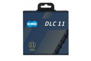 Kmc Fietsketting DLC 11 118 schakels Zwart, Diamond Durability, 243g