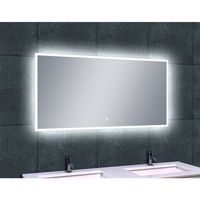 Quatro Dimbare Led Spiegel 120X60 cm Aqua Splash