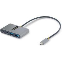 StarTech.com 5G2A2CPDB-USB-C-HUB interface hub USB 3.2 Gen 1 (3.1 Gen 1) Type-C 5000 Mbit/s Grijs - thumbnail