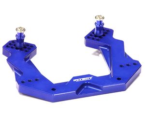 Integy Billet Machined Front Shock Tower, Blue - Traxxas Slash