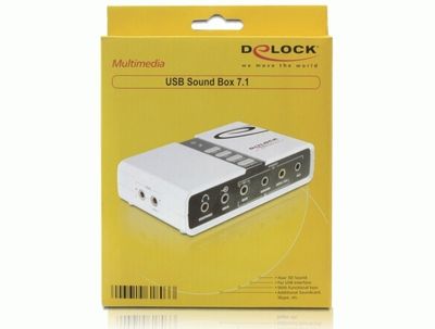 Delock USB Sound Box 7.1 7.1 Externe geluidskaart