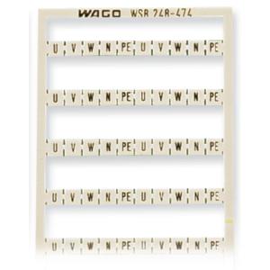 WAGO 248-474 Mini-WSB-snelopschriftsysteem Wit 5 stuk(s)