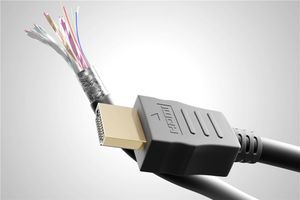 goobay High Speed HDMI-kabel 90° met Ethernet kabel 3 meter