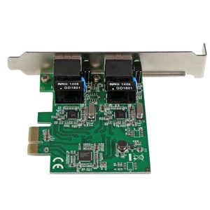 StarTech.com 2-poorts gigabit PCI Express server netwerk adapter kaart PCIe NIC