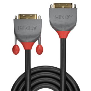 Lindy 36232 DVI kabel 2 m DVI-D DVI-I Zwart