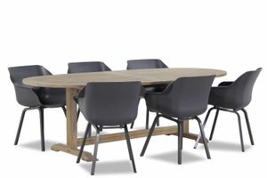 Hartman Sophie element/Brighton ovaal 240 cm dining tuinset 7-delig