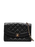 CHANEL Pre-Owned sac porté épaule Diana médium (1997) - Noir