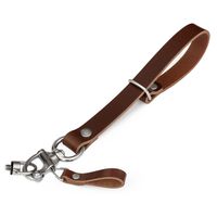 The Hantler Wrist strap quick release Brandy/Silver