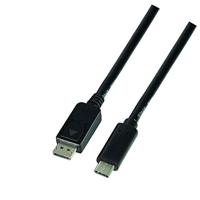 LogiLink UA0336 USB-C naar DisplayPort aansluitkabel, 3,0 m zwart