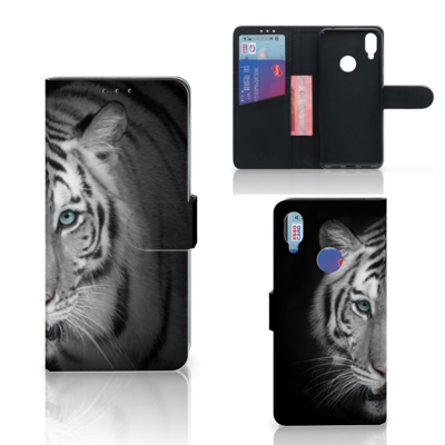 Xiaomi Redmi Note 7 Telefoonhoesje met Pasjes Tijger Xiaomi Redmi Note 7 Telefoonhoesje met Pasjes Tijger