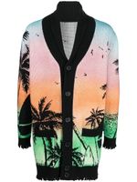 Philipp Plein cardigan à imprimé Hawaii - Rose