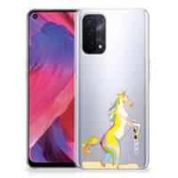 OPPO A93 5G Telefoonhoesje met Naam Horse Color