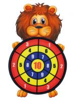 Toi Toys dartspel met ballen leeuw 34 cm