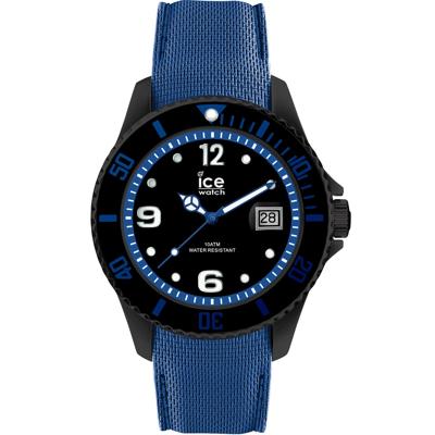 Ice-Watch Ice Steel Large Black Blue Horloge